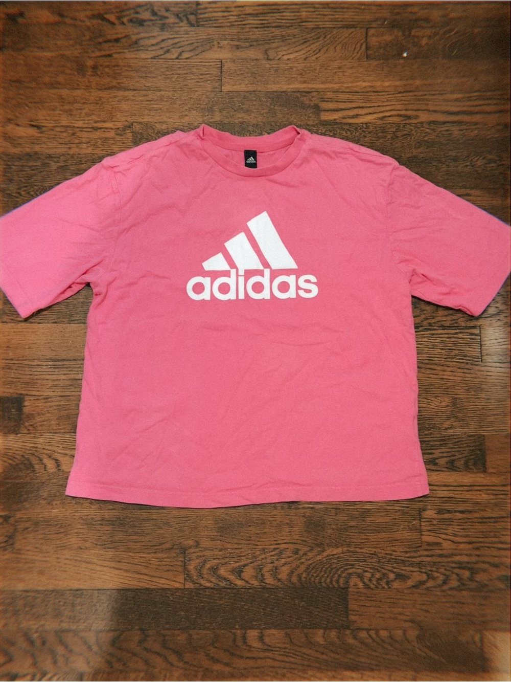 adidas Pink Graphic Logo Tee